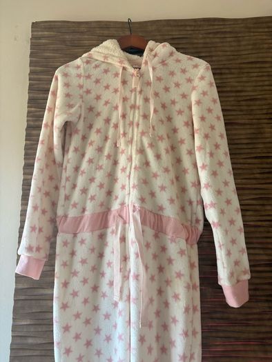 Pink and white  onesie pyjamas