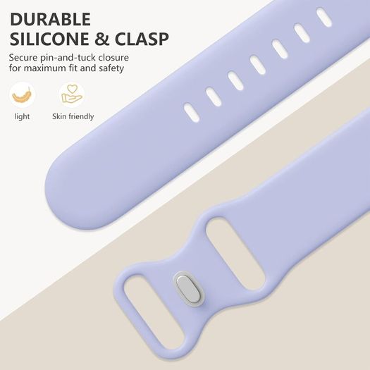 CeMiKa 6 Pack Sport Straps Compatible with Apple Watch Strap 40mm 41mm 38mm 42mm(Series 11) - Silicone Sport Replacement Band for iWatch SE Series 11 10 9 8 7 6 5 4 3 SE3, Women Men