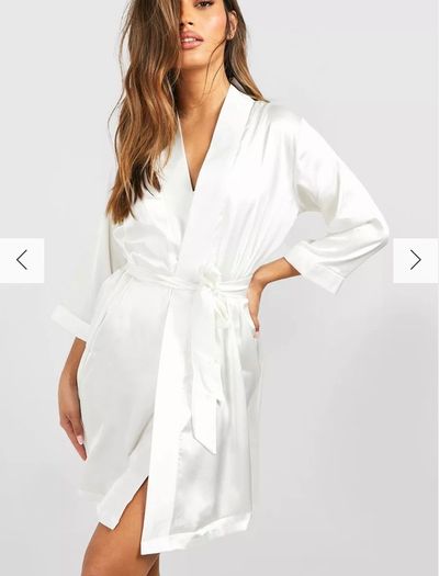 bride dressing gown