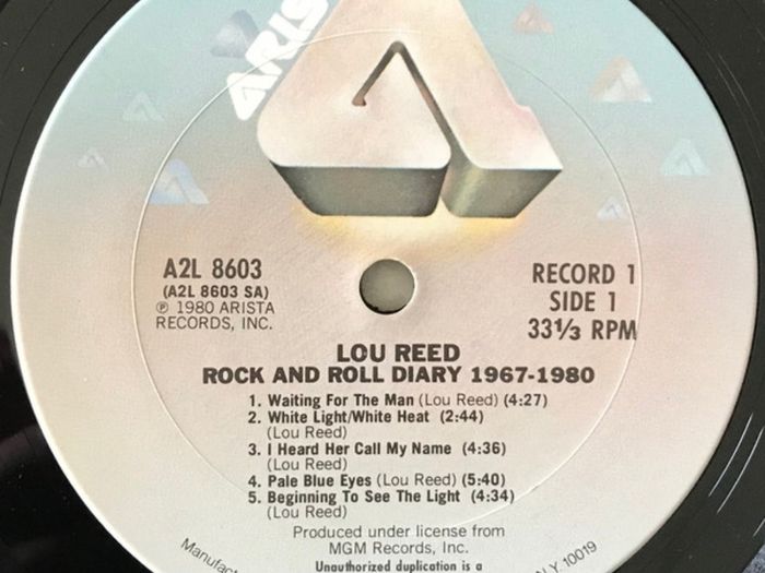 Lou Reed - Rock And Roll Diary 1967-1980, Vinyl, 2xLP, 1980, USA