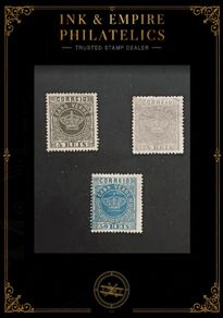 1877 1880 Cape Verde 140 year old Portuguese Colonial Cabo Verde Reis