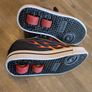 Heelys Shoes Black Red Flame Size 2 Image 2