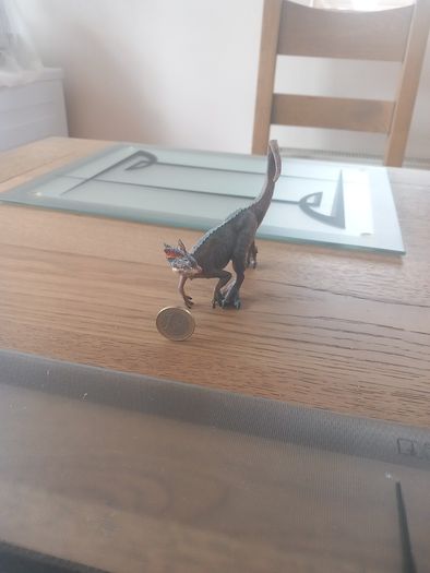 Papo Figurine of a Dilophosaurus Dinosaur