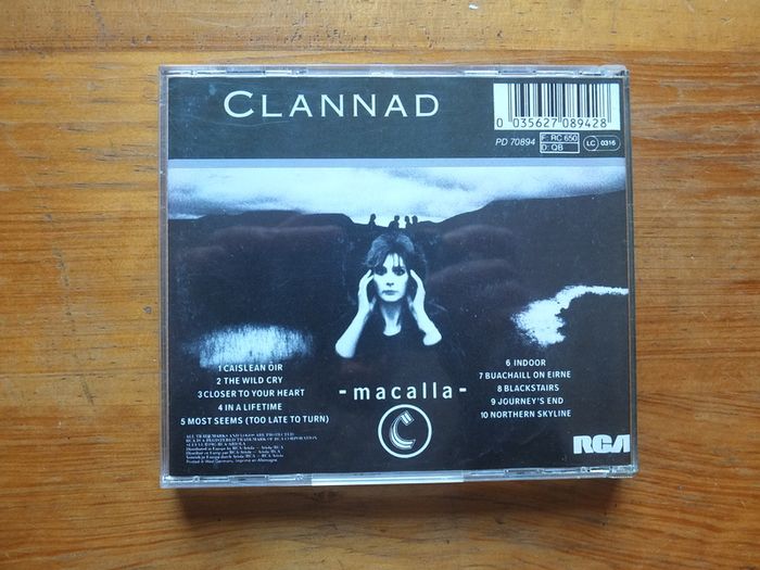 Clannad Macalla CD
