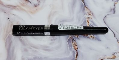 Rimmel Glam'Eyes Liquid Liner - 001 Black Glamour - New