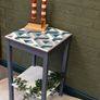 Three D Sq. - Up-Cycled Modern Geometric Side Table Image 2