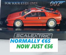 Scalextric C4301 James Bond Lotus Esprit Turbo Slot Car ( street supercar tv classic  )