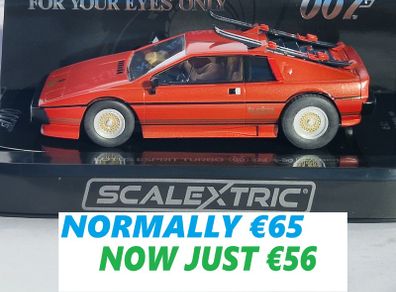 Scalextric C4301 James Bond Lotus Esprit Turbo Slot Car ( street supercar tv classic  )