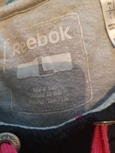 girls reebok hoody size large