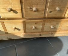 Solid waxed pine Coffee Table