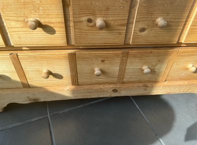 Solid waxed pine Coffee Table