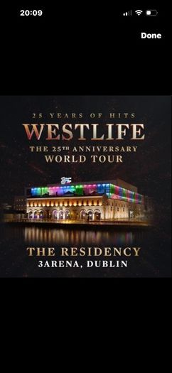 Westlife Ticket