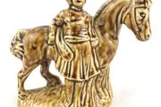 Vintage Horse and rider figurine