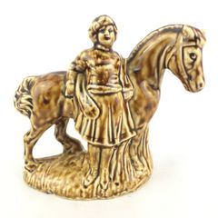 Vintage Horse and rider figurine