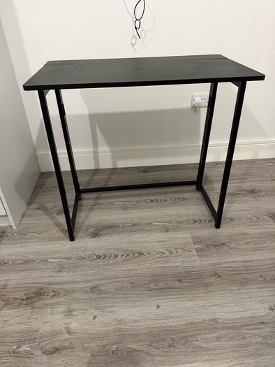 Fold away desk black from Amazon