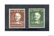 1943 Ireland Rowan Hamilton (Discovered of Quaternions) Commemorative Stamps Mounted Mint