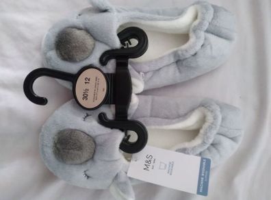 brand new with tag marks and spencers slippers junior 12 eu 30.5