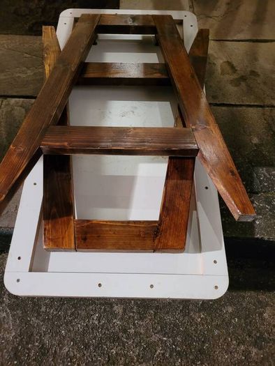 retro folding table