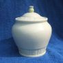 BELLEEK 'THISTLE' COOKIE JAR (7th Mark) - a lovely parian ware jar complete with lid (c.1980's) Image 3