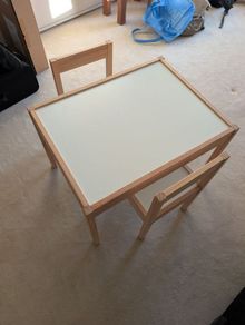IKEA kids table and chairs