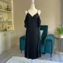 Ladies Black Cold Shoulder Wrap Dress from Boohoo Image 5