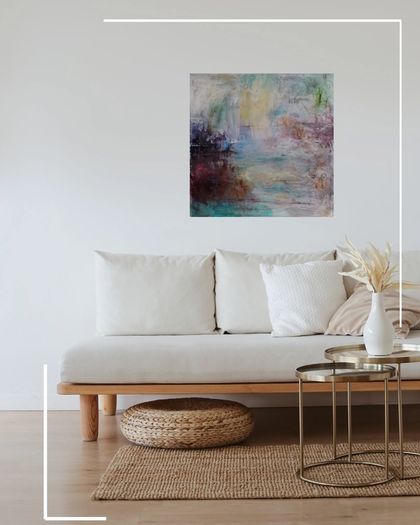 Large Original Abstract Painting Original Art Contemporary Art Modern Irish abstract art Framed