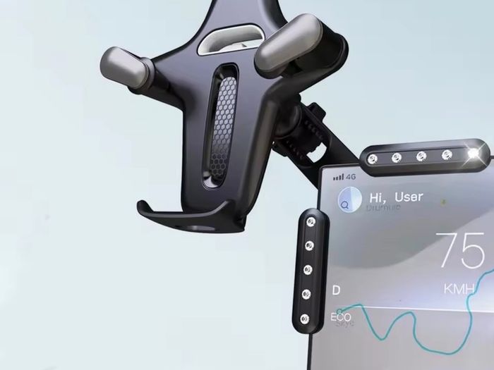 Tesla BYD car on screen gravity phone holder