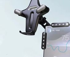 Tesla BYD car on screen gravity phone holder