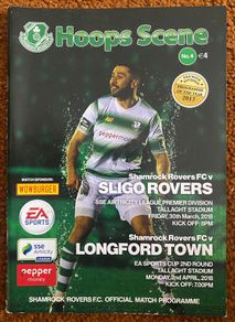2018 Shamrock Rovers v Sligo Rovers - SSE Airtricity League v Longford Town - EA Sports Cup Programme
