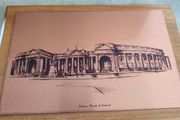 Beautiful Print on copper of The Bank Of Ireland College Green Dublin