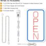 LED Neon Open Sign with ON/OFF Switch Adapter, Ultra Bright and Eye-catching Electric Light Up Sign for Bar, Salon, Shop, Blue/Pink, Vertical (FREE SHIPPING) Image 3