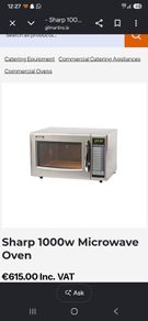 Microwave..can be used either commercial/domestic