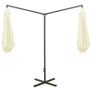 Double Parasol with Steel Pole Sand 600 cm Image 5