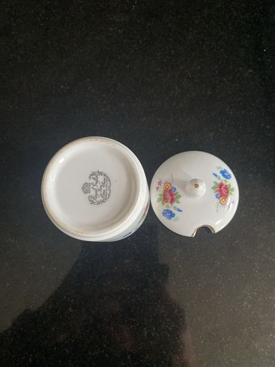 Vintage Royal Grafton floral lidded sugar dish