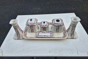Antique condiment set