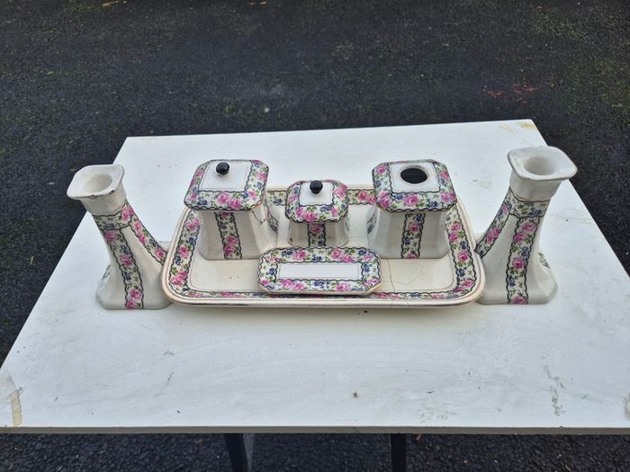 Antique condiment set