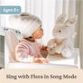 Brand New GUND Flora Bunny Interactive Plush with Moving Ears, Play & Sing Features 12 Inch Version Image 9
