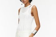 River Island RI Studio White Layered Sheer Vest RRP 74 NEW WITH TAGS