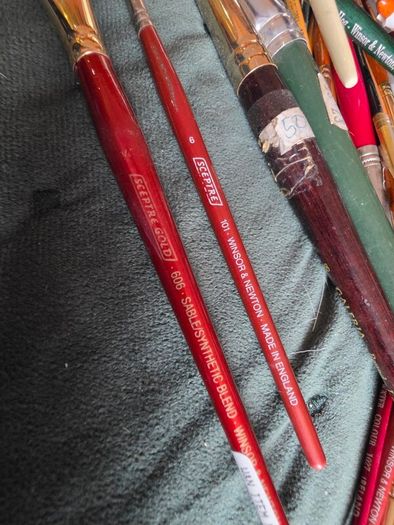 430X Professional Painting Brushes made in England Winsor Newton sable brushes Oil Painting Watercolour Hog bris