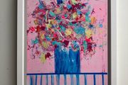 Original Irish Abstract Painting Irish Art Floral Art Original Floral Painting