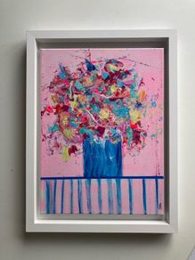 Original Irish Abstract Painting Irish Art Floral Art Original Floral Painting