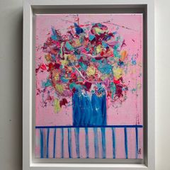 Original Irish Abstract Painting Irish Art Floral Art Original Floral Painting