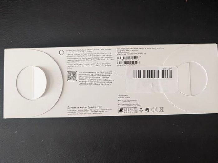 Apple Watch series 12 - 42mm / dark bronse