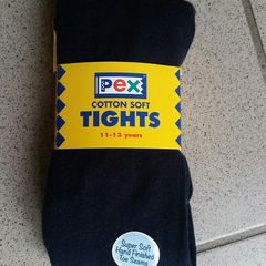 BNWT - Age 11 to 13 Years - PEX Cotton Soft Tights - Extra Soft Toe Seams - 7 Euro Shaws - Age 11 to 13 Years - #