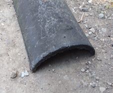 Ridge tiles round , new