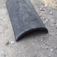 Ridge tiles round , new