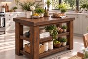 Handmade Rustic Kitchen Island -1200mm