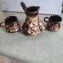 Maldivian Pottery Turkish set, ORIENS, Castle, 600ml, 200ml, Ceramic, Beige/Brown, 3 pieces Image 10