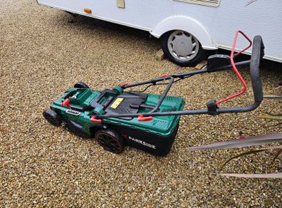 40v Lawn mower 43cm Parkside battery electric lawnmower 20v