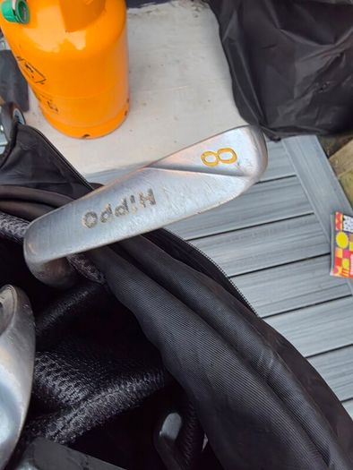 Golf clubs and bags